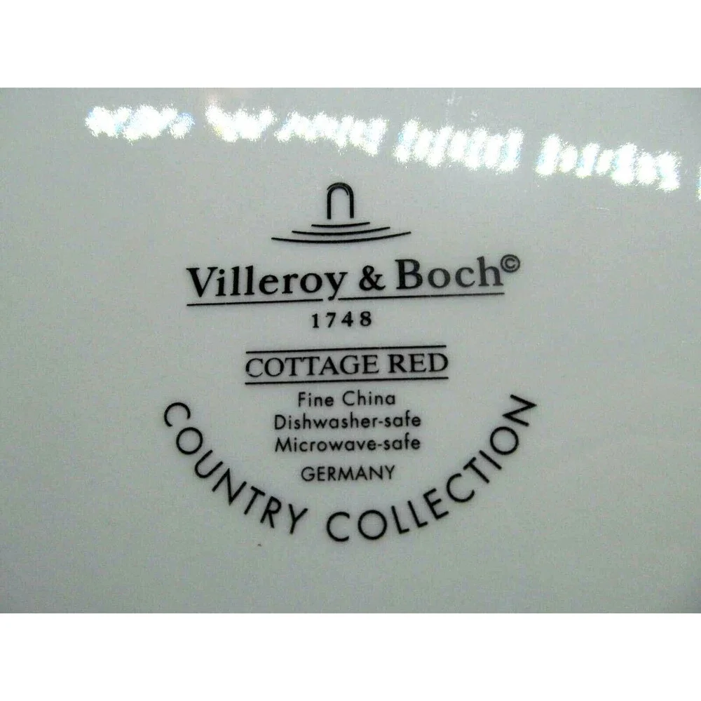 Villeroy And Boch Cottage Red 10 1/2